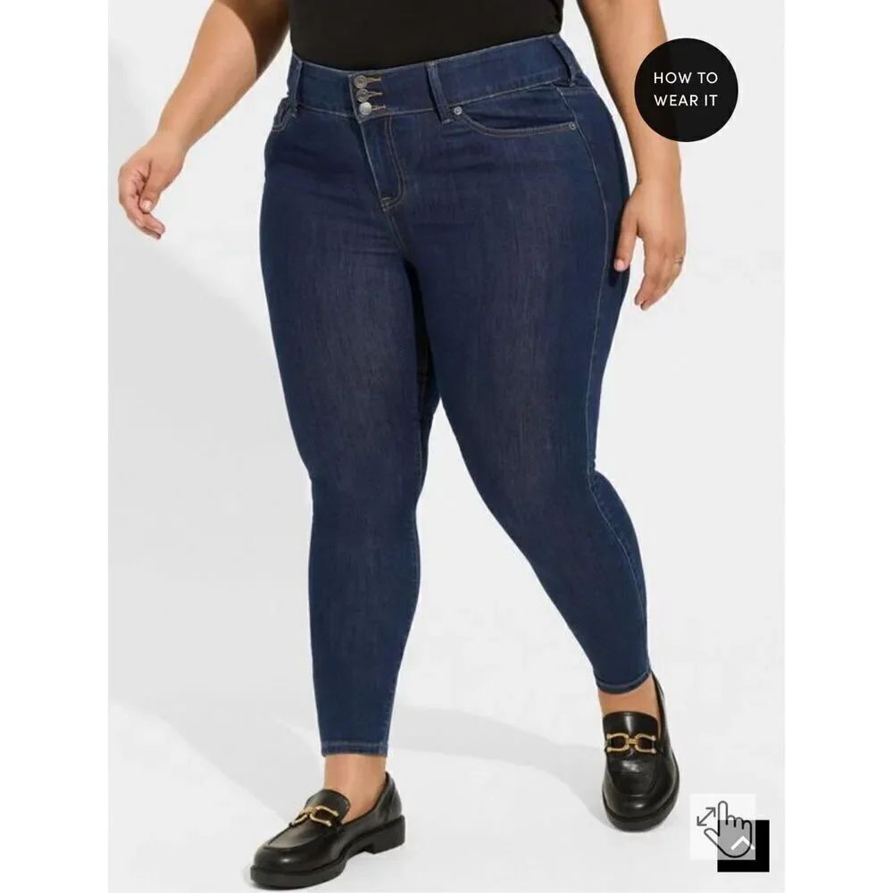 Torrid super soft dark wash normcore 20S jeggings